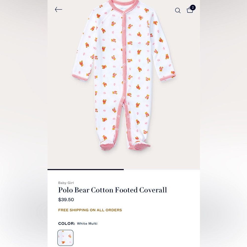 My baby clothes, she’s 10 months now, and the clothes is really nice
